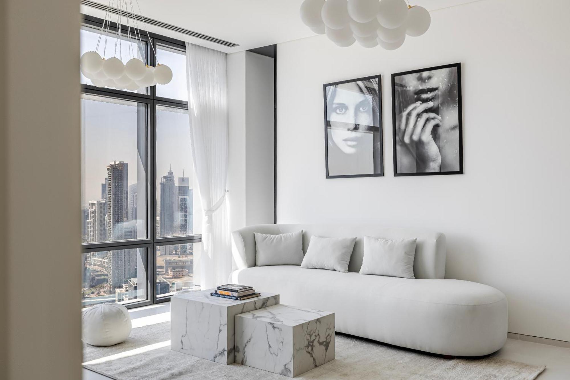 Ferienwohnung 1Br Burj Khalifa View Index Tower Difc Dubai Exterior foto