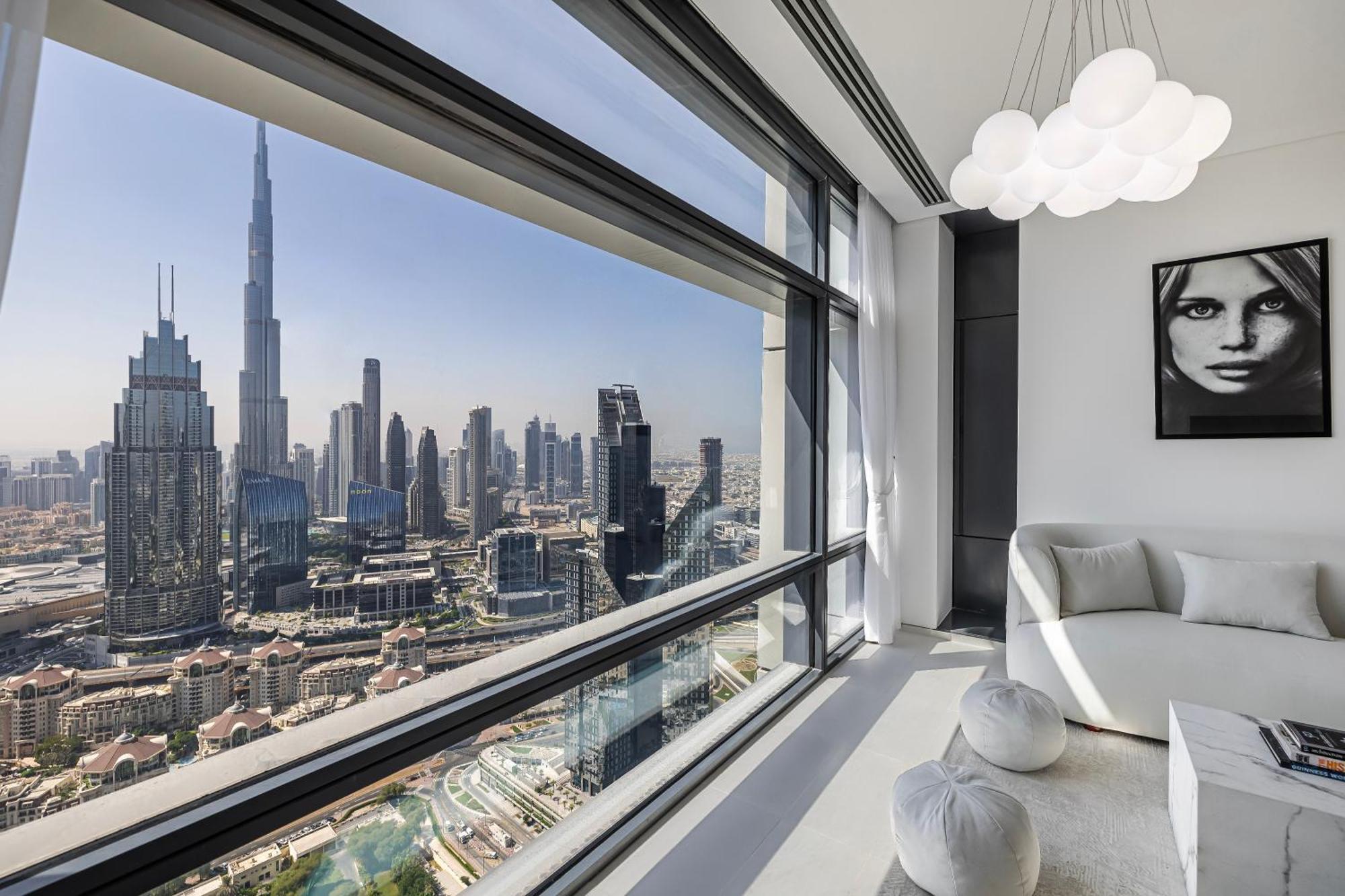 Ferienwohnung 1Br Burj Khalifa View Index Tower Difc Dubai Exterior foto